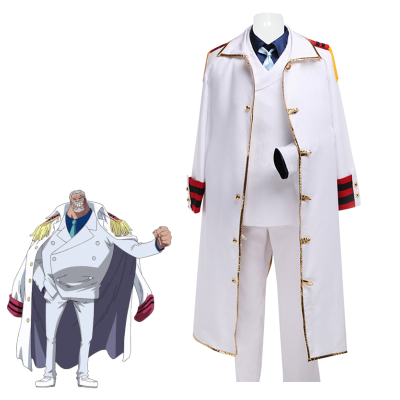 Trench Coat Men - Maymun D Garp Cosplay Kostümü Deniz