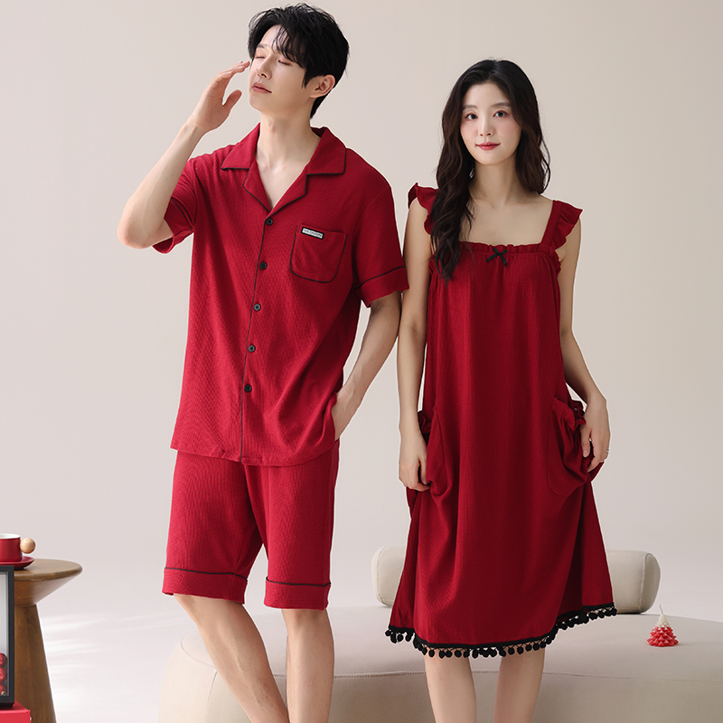 Mens Fashion Young - Pijama Severler Şenlikli Kırmızı Renk Moda