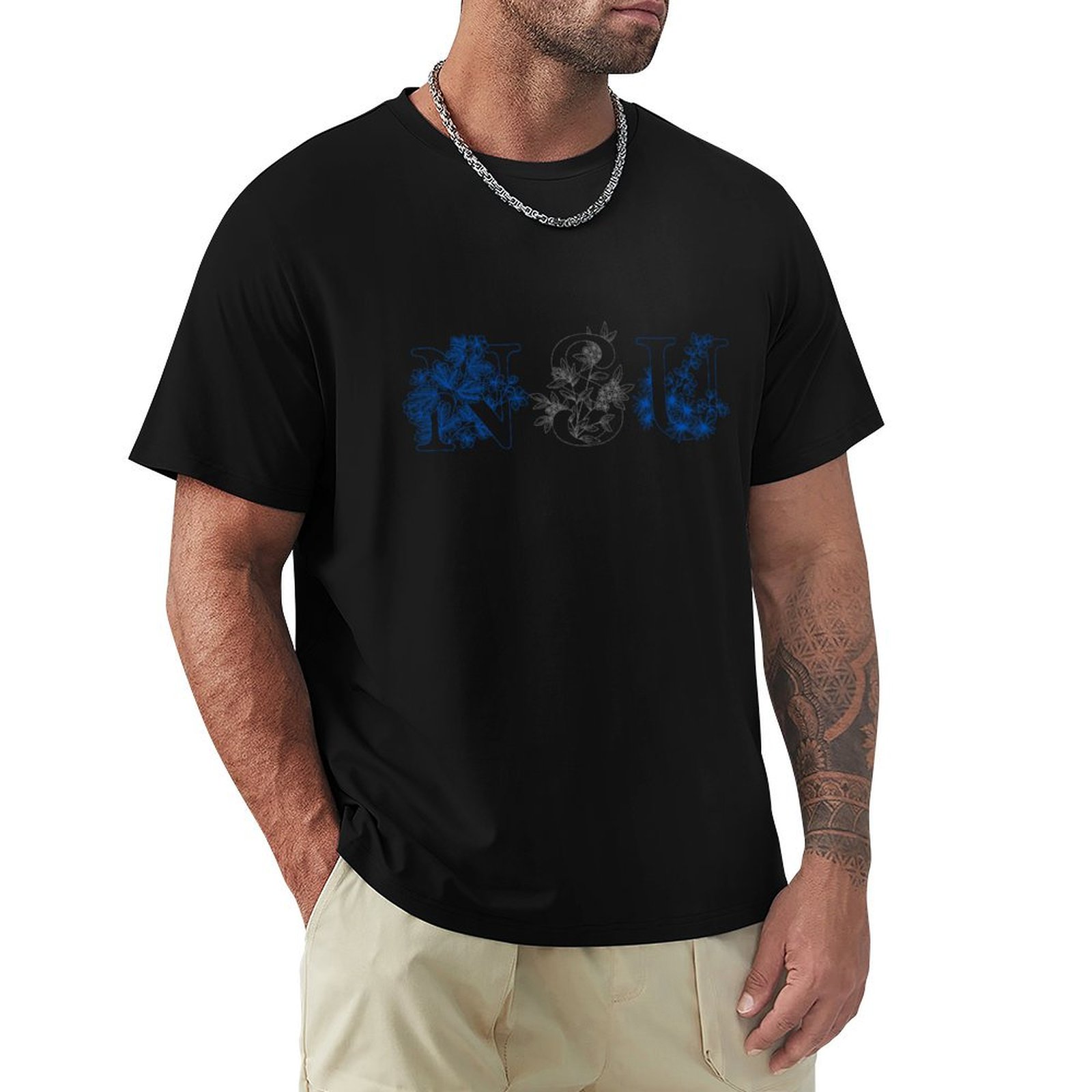 Men'S Fashion Nova Shirts - NSU Nova Güneydoğu Üniversitesi Çiçek Desenli