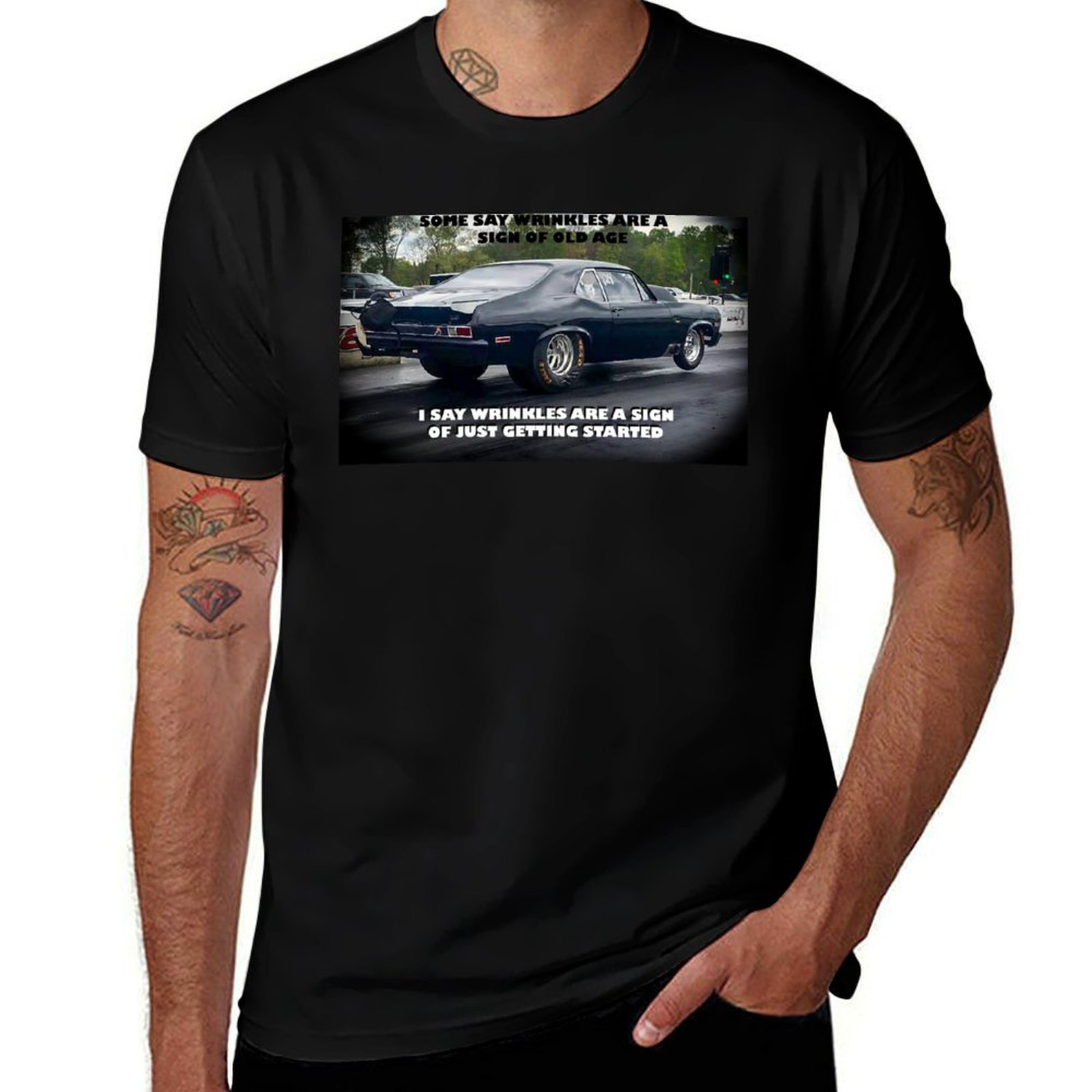 Men'S Fashion Nova Shirts - Blacktop Outlaw Nova Tişört Moda Günlük