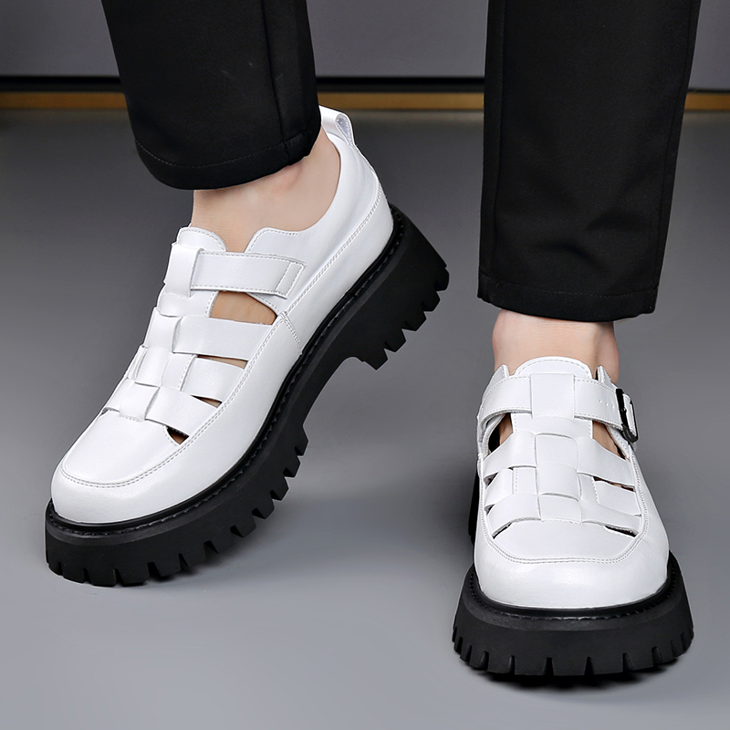 Mens Fashion Young - Erkek ilkbahar ve yaz sandaletleri Kalın