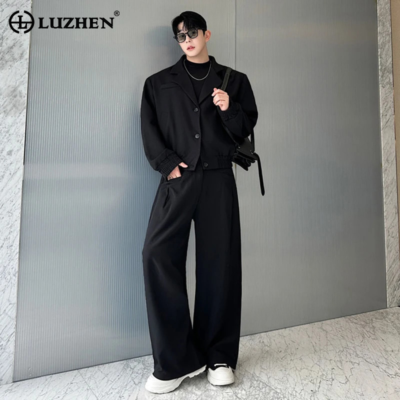 LUZHEN Baharlık Blazer Yaka Gü - Jacket Mens Fashion incelemesi ve fiyatı