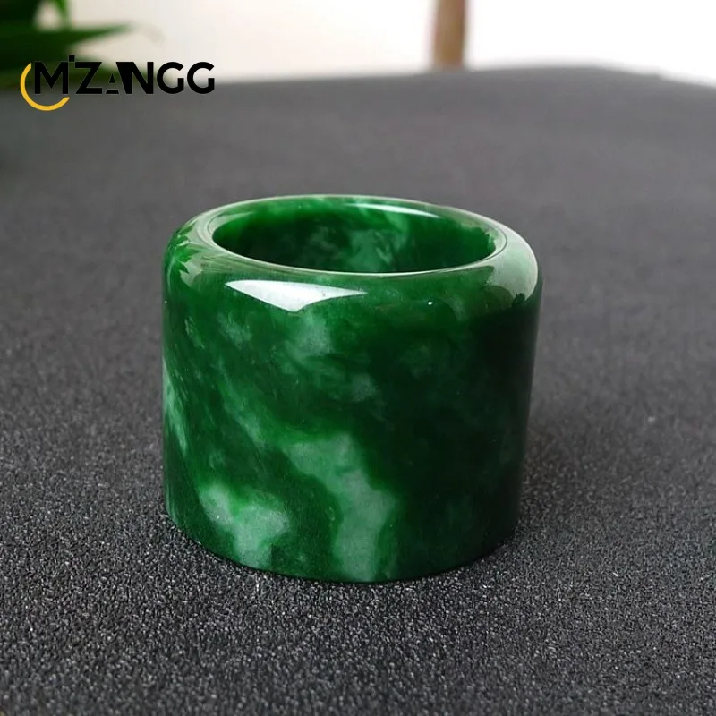 Doğal Myanmar Jadeite yüzük çi - Men Fashion Rave incelemesi ve fiyatı
