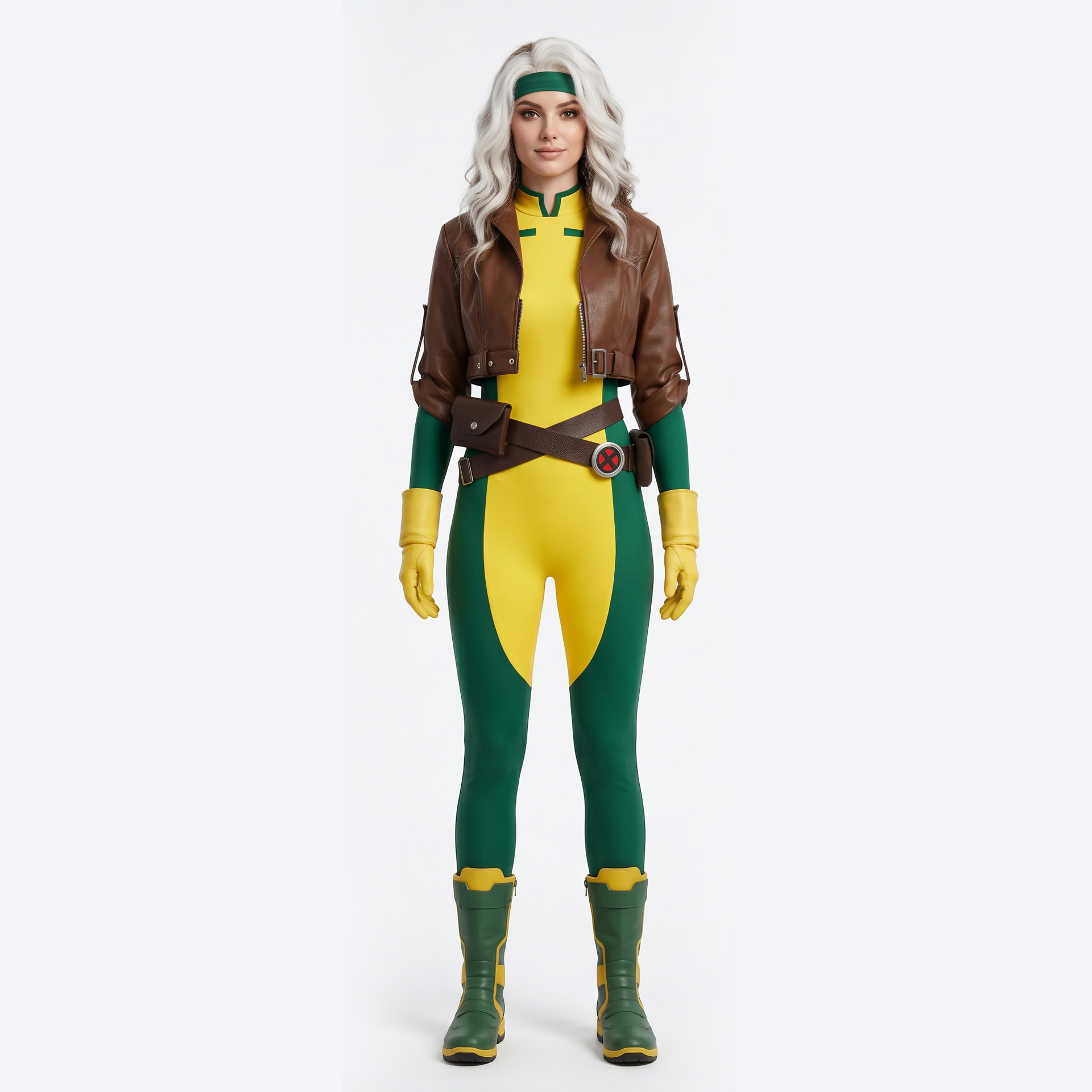 2026 Yeni Rogue X-Men Cosplay  - Mens Fashion Jumpsuit incelemesi ve fiyatı