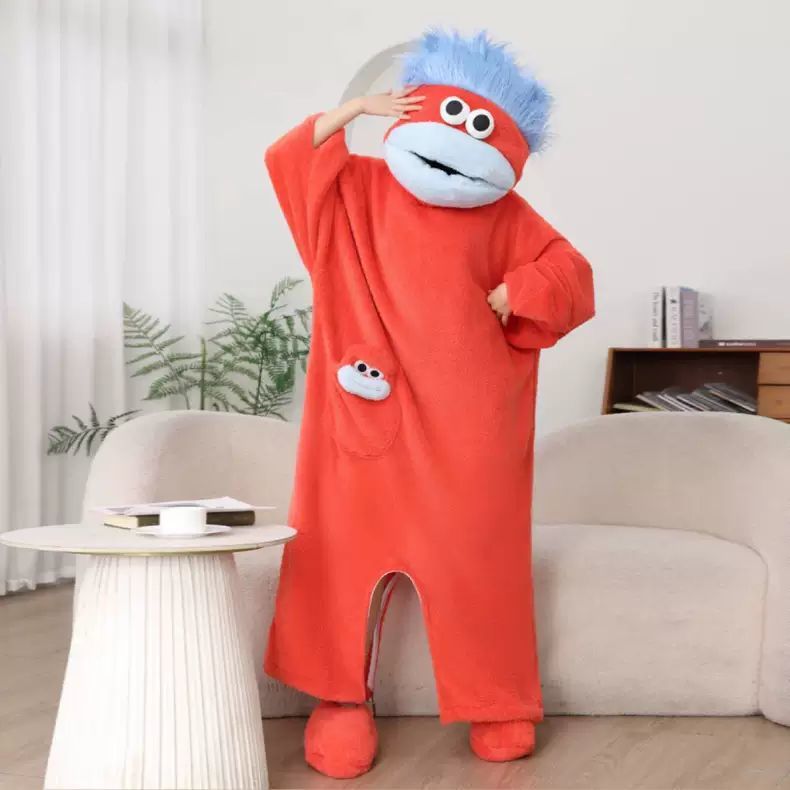 Sevimli Karikatür Büyük Ağızlı - Mens Fashion Jumpsuit incelemesi ve fiyatı