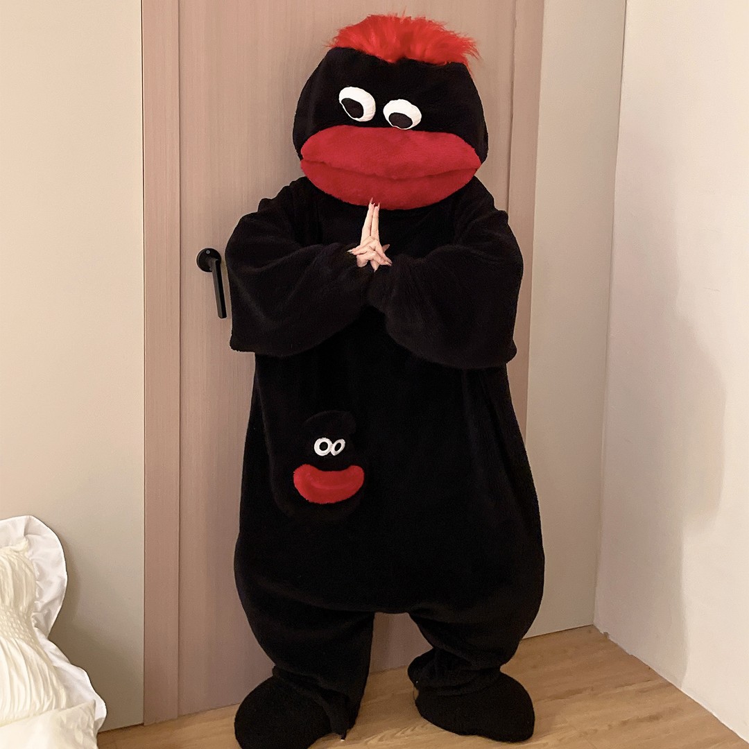 Sevimli Karikatür Büyük Ağızlı - Mens Fashion Jumpsuit incelemesi ve fiyatı